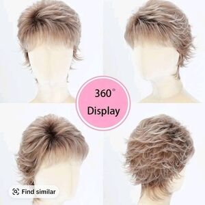Elegant Women's Wig in Light Brown
